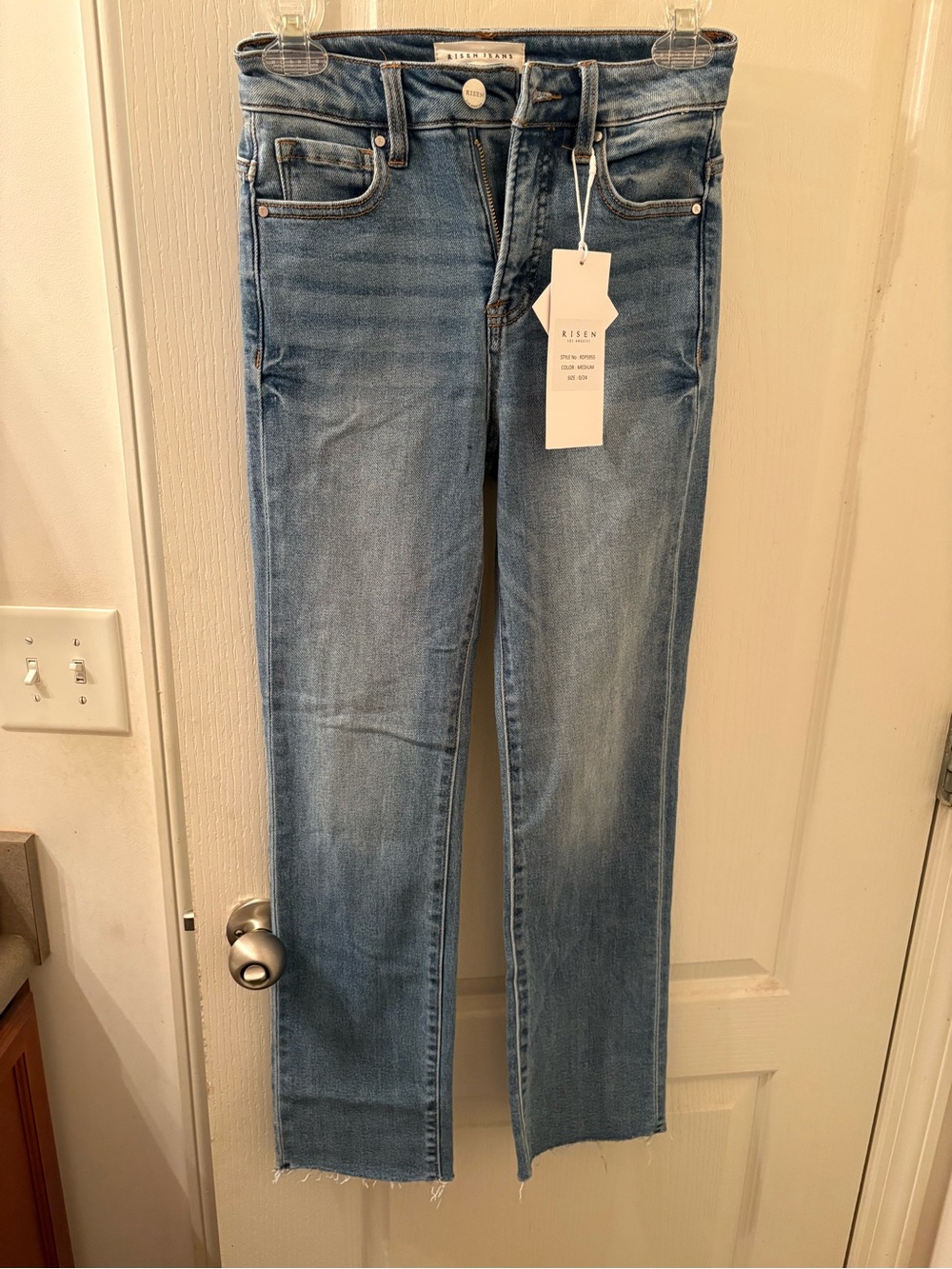 Risen Light Wash Straight-Leg Women's Jeans